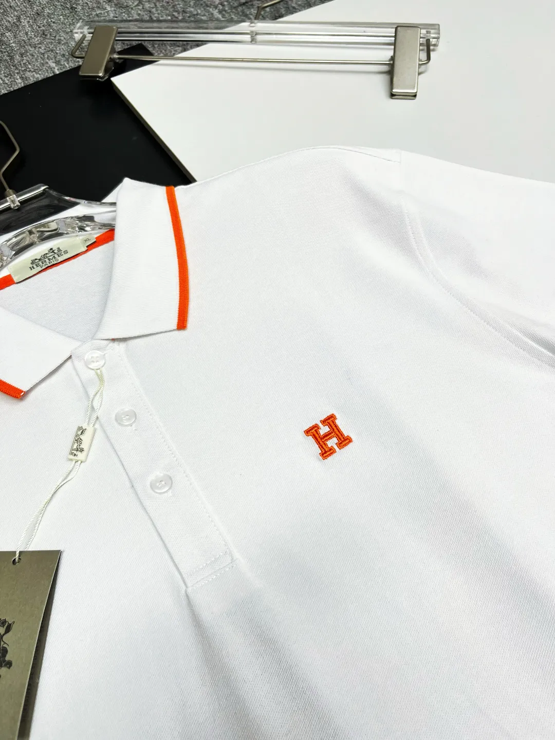 HERME New Arrival Polo Same Style 210 ， Factory New Arrival Versatile : Black White Size：M-XXXL